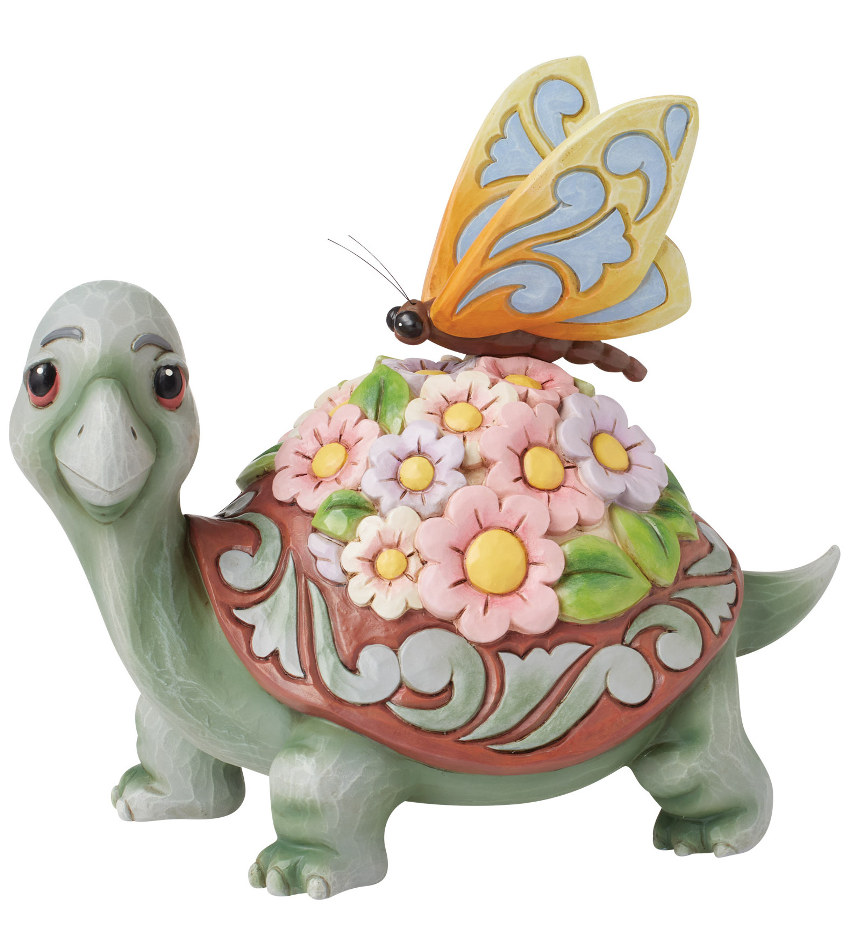 JS6016388 - Turtle with Flowers & Butterfly