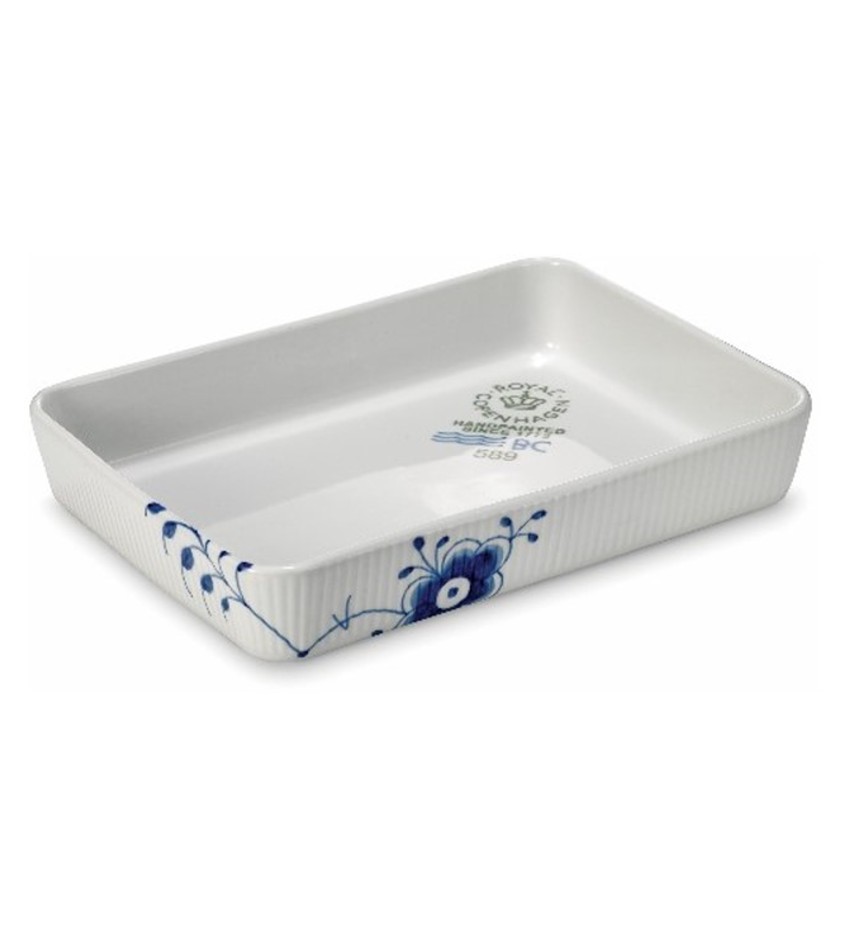 RC2381589 - Blue Fluted Mega Ovenware Rectangular Dish