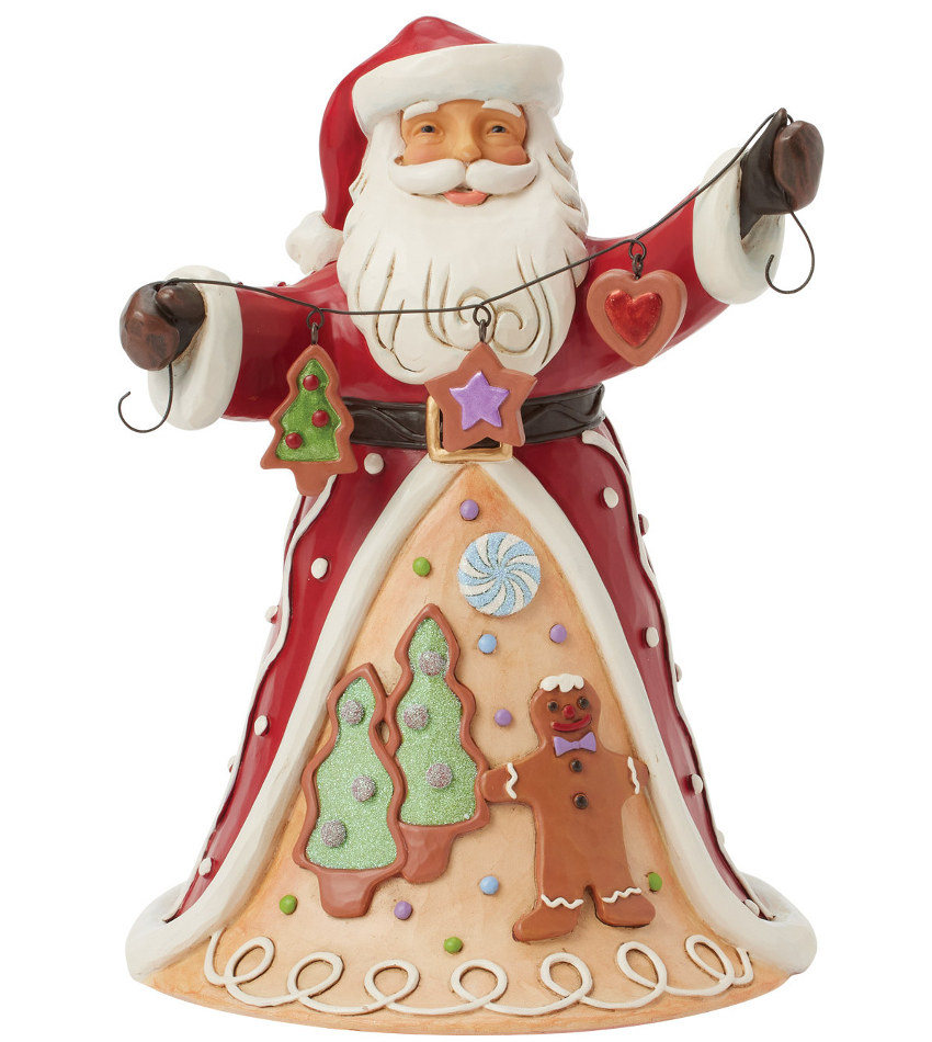 JS6017264 - Gingerbread Santa with Garland