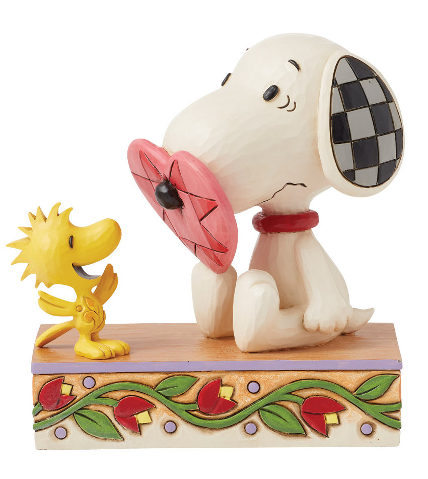 JS6016259 - Snoopy with Nose Through Heart