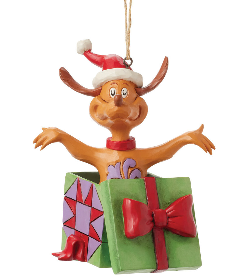 JS6017079 - Max in Present Ornament