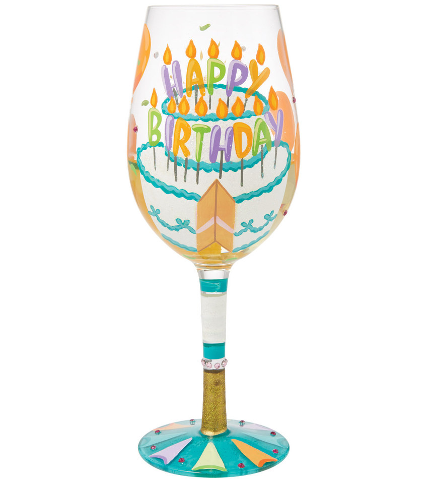 6015425 - Birthday Slice Wine Glass