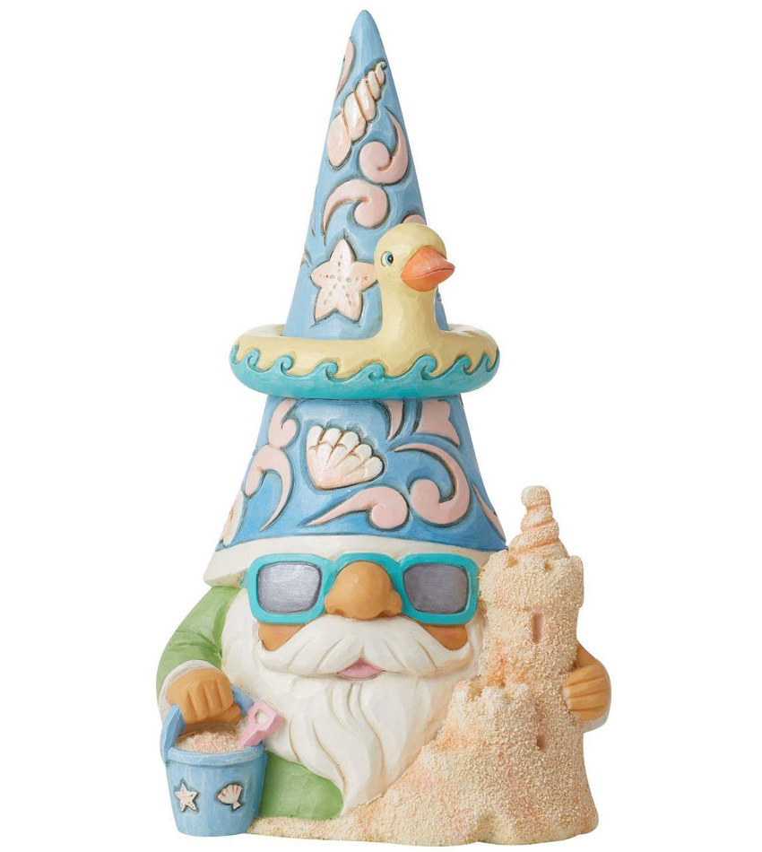 JS6012798 - Coastal Gnome with Sandcastle