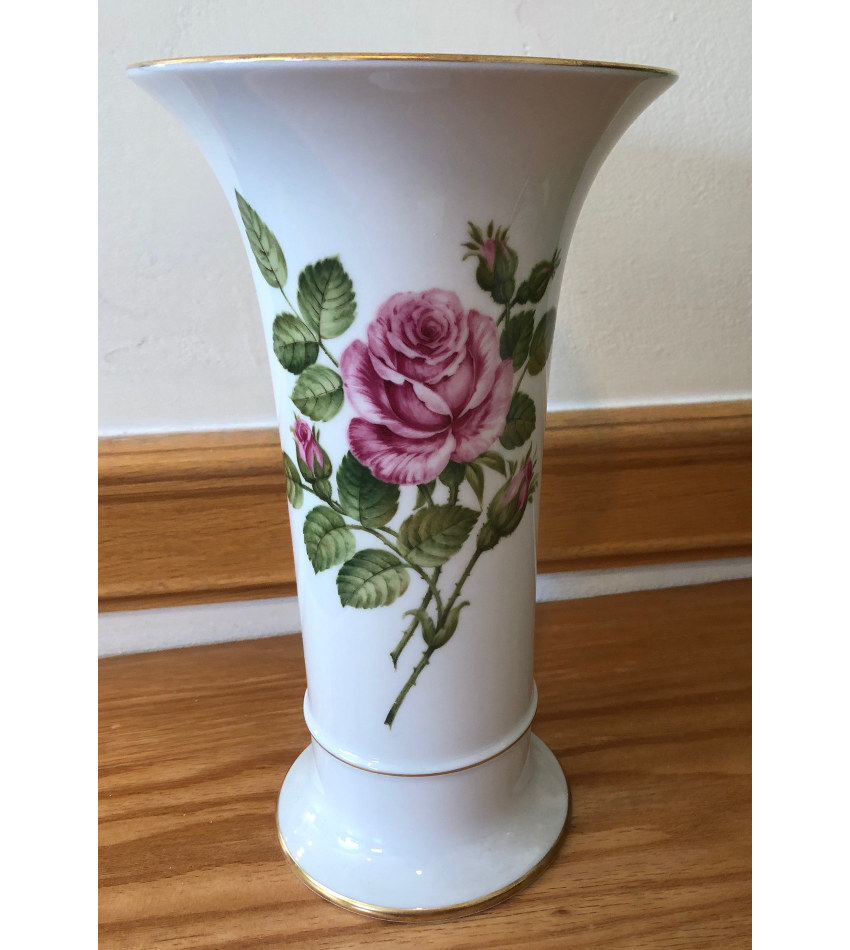 KVASE10 - PINK ROSEBUD VASE 10"