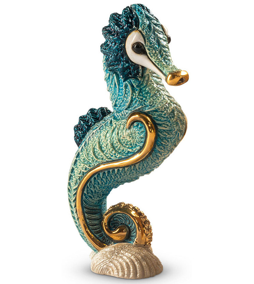 DERF247T - Turquoise Seahorse