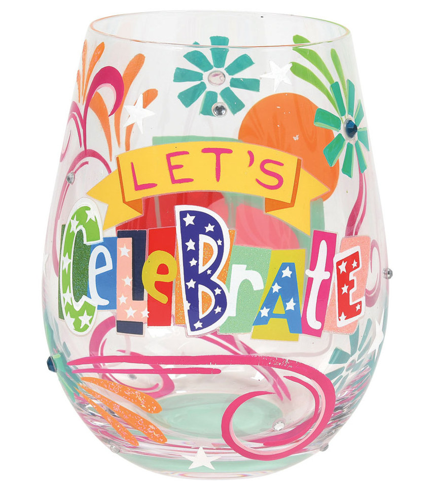 6014180 - Let's Celebrate Stemless Wine