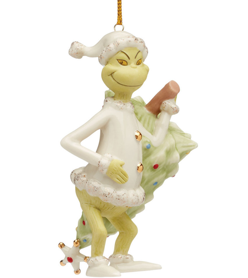 LX895813 - Grinch Stealing Tree Ornament