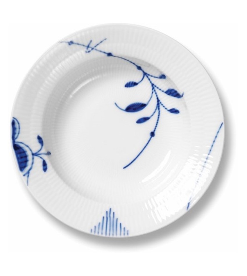 RC2382604 - Blue Fluted Mega Soup Plate