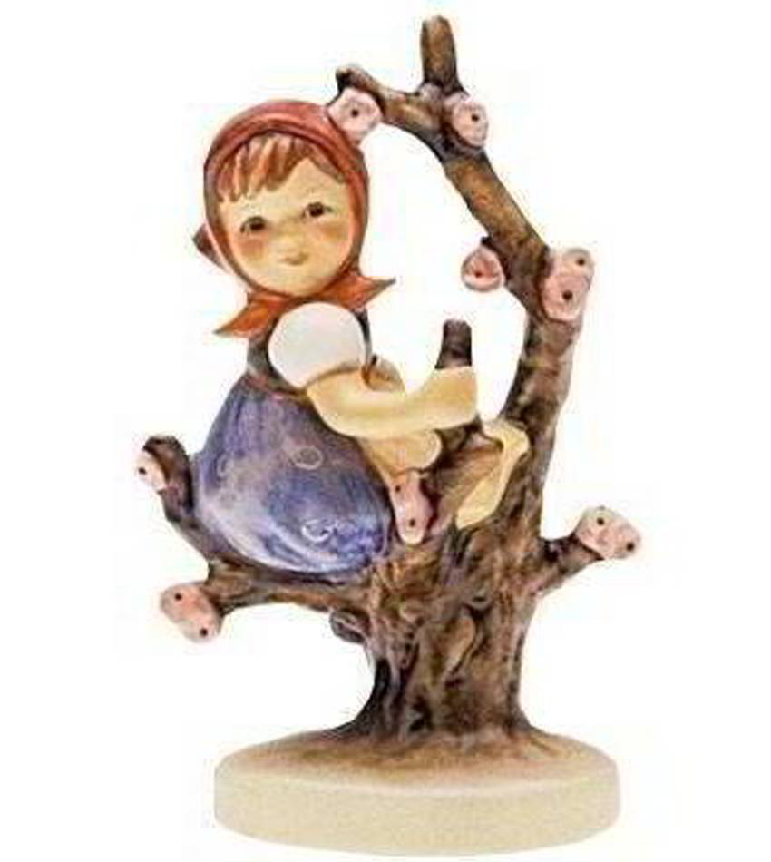 1960s Goebel 'Apple Tree Boy' Hummel Figurines with Open Winged Bee - Ruby  Lane