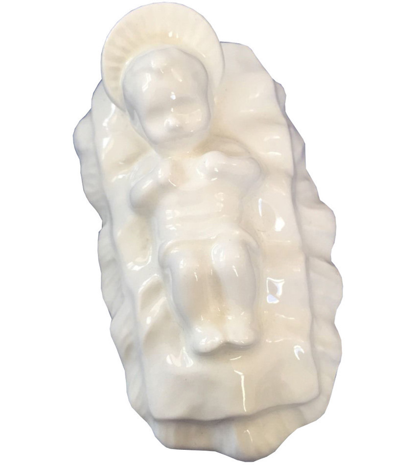 214/0AK/0-W - Infant Jesus - White