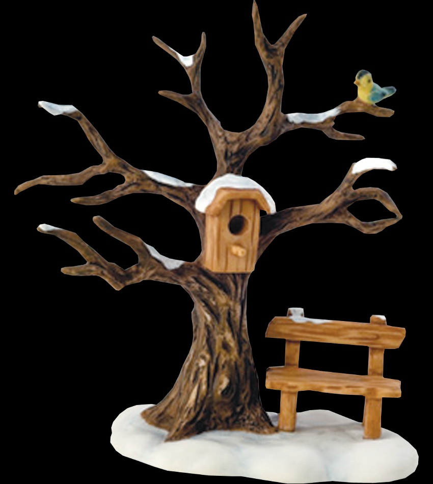 827971 - Winter Tree with Bench Mini Accessory