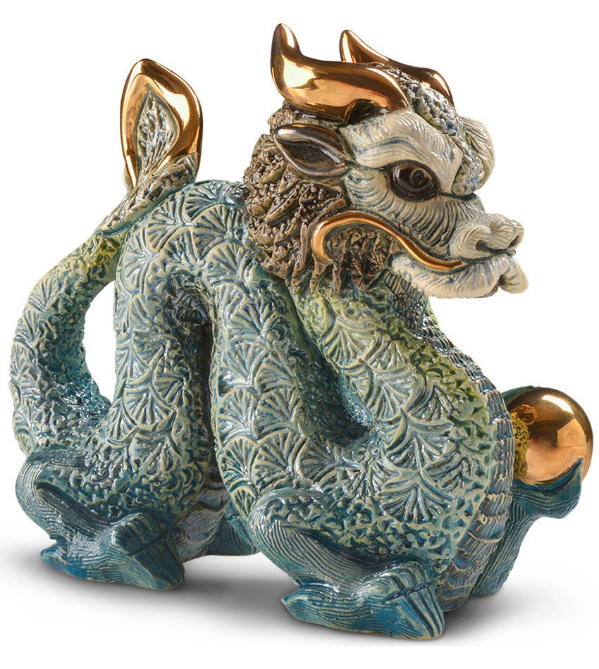 DERF243B - Blue Chinese Dragon