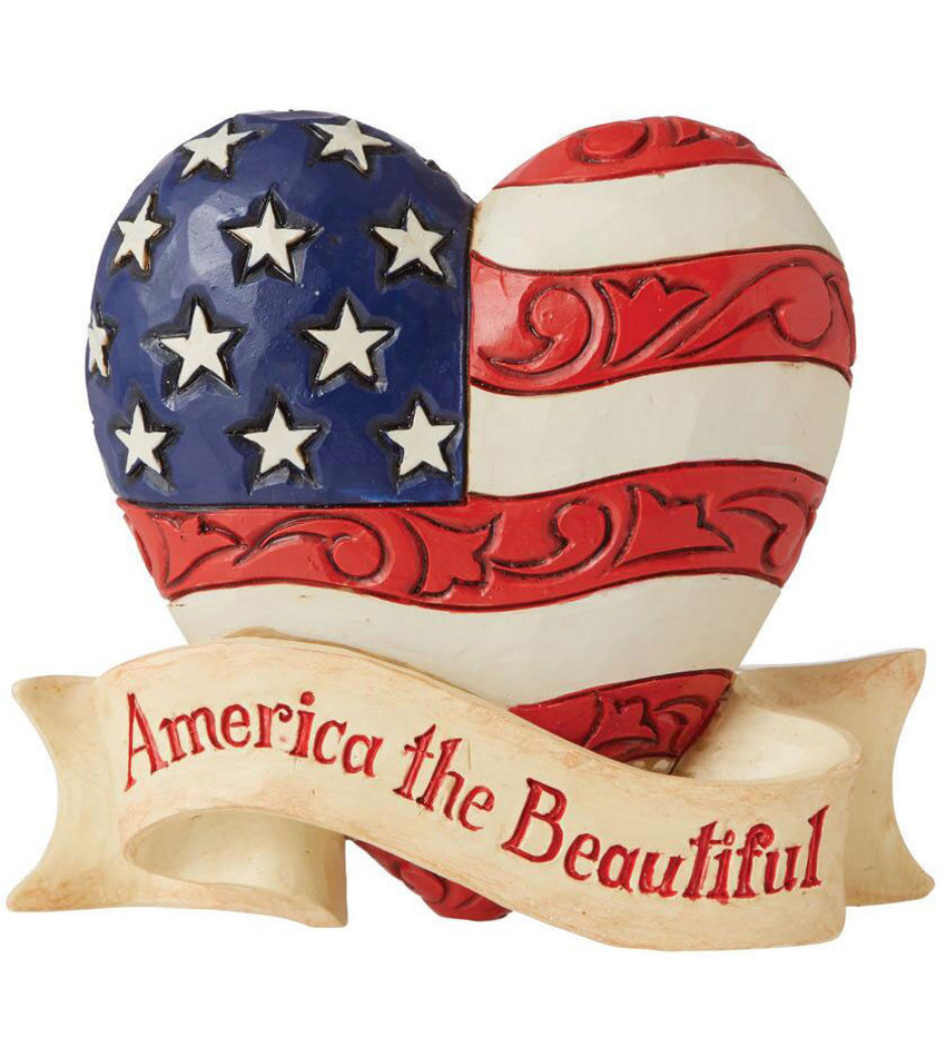 JS6010559 - Mini Patriotic Beautiful Heart