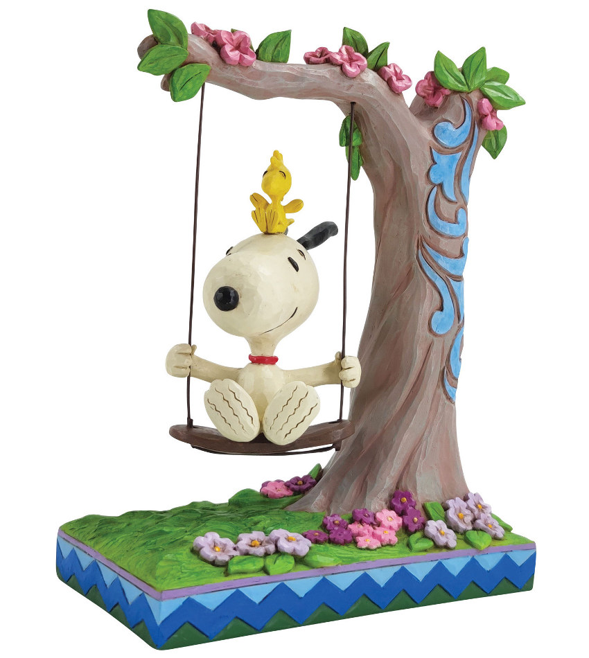 JS6011961 - Snoopy & Woodstock on Swing