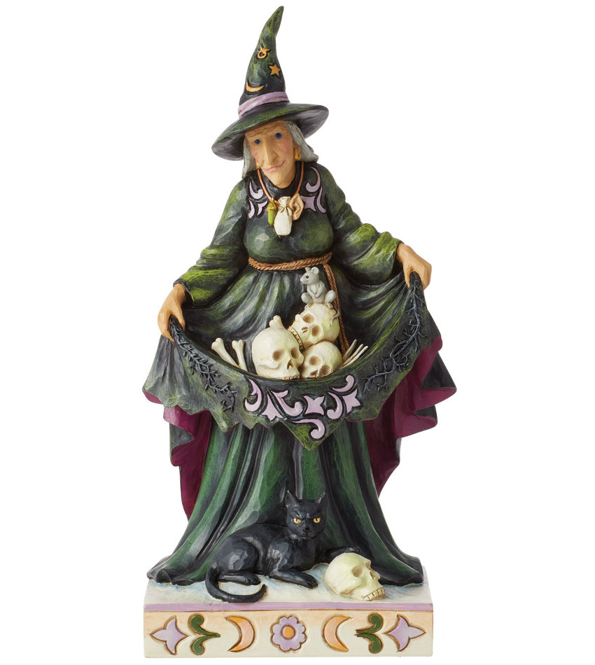 JS6014482 - Scary Witch w/ Skulls Skirt