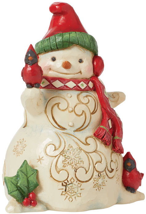 JS6015456 - Snowman with Earmuffs