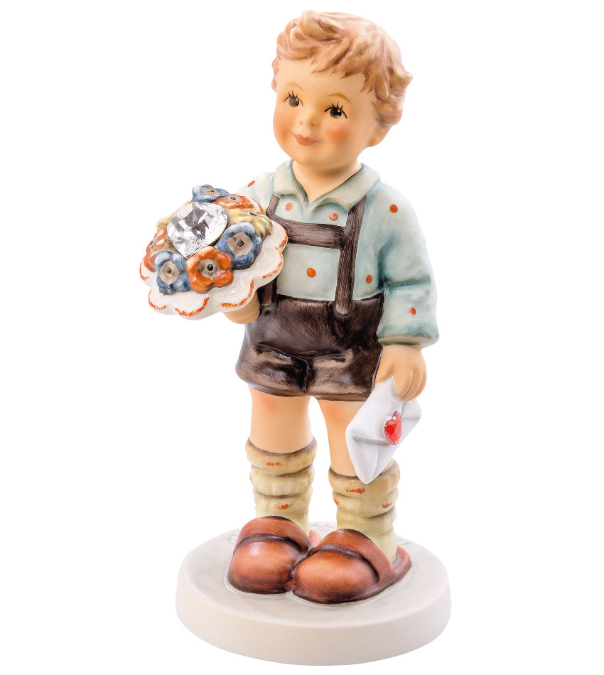 Lost Stocking, Hummel, Goebel, Figurine, Ceramic, Boy, Germany, Hat, U –  Ibon Antiques