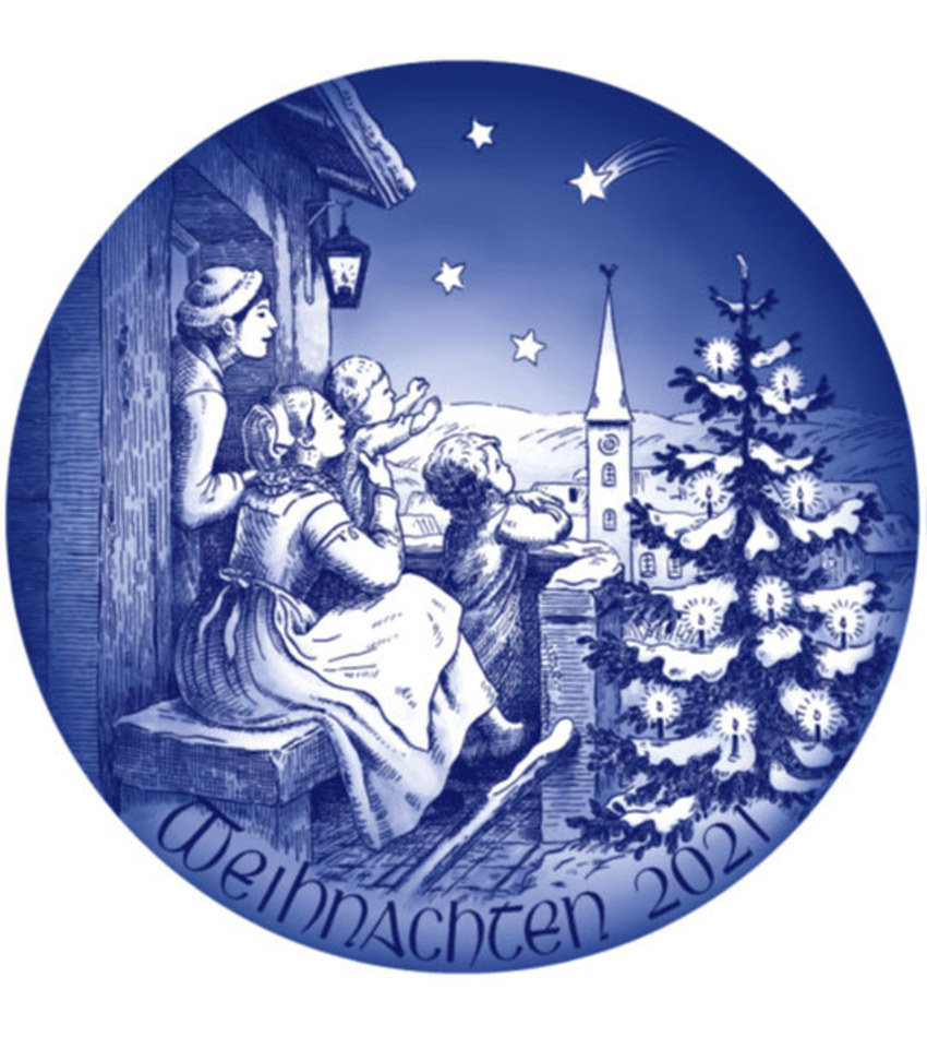 2021BARXP - 2021 Bareuther Christmas Plate