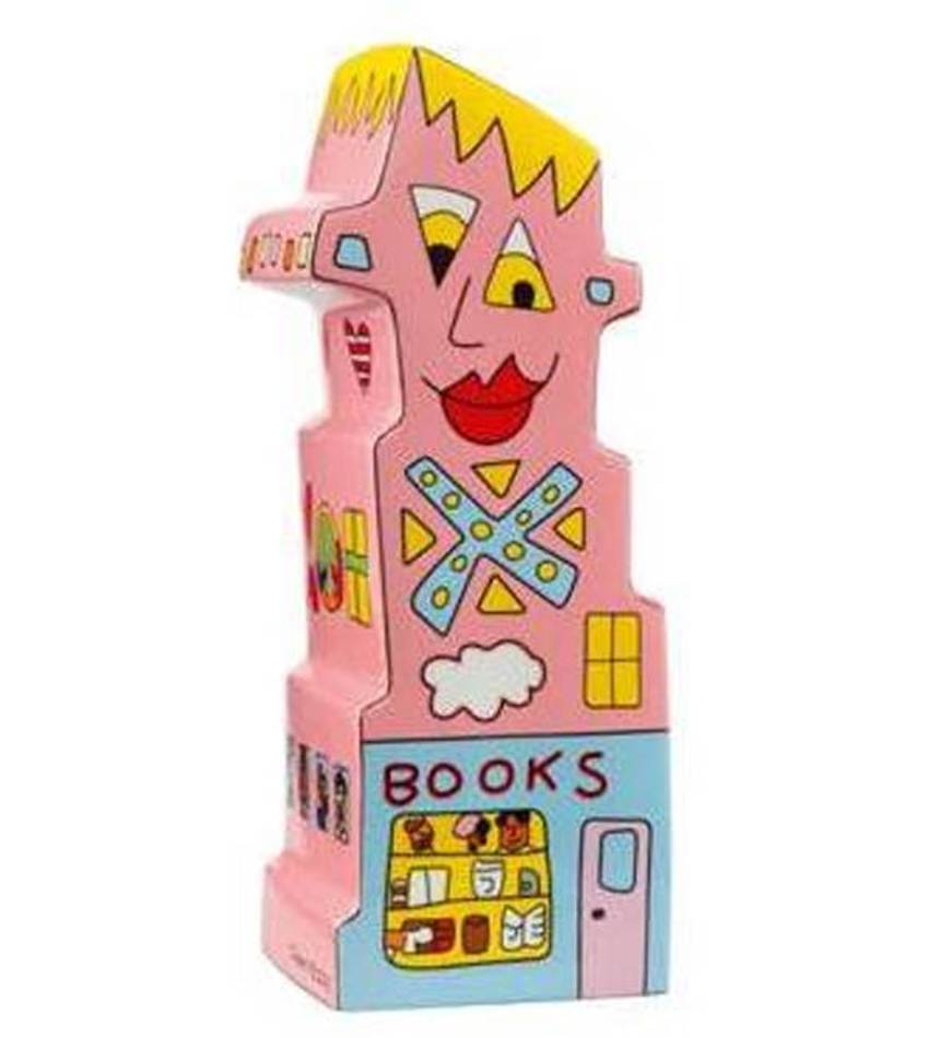 G26100628 - Books to My Right Bookend
porcelain, 9 1