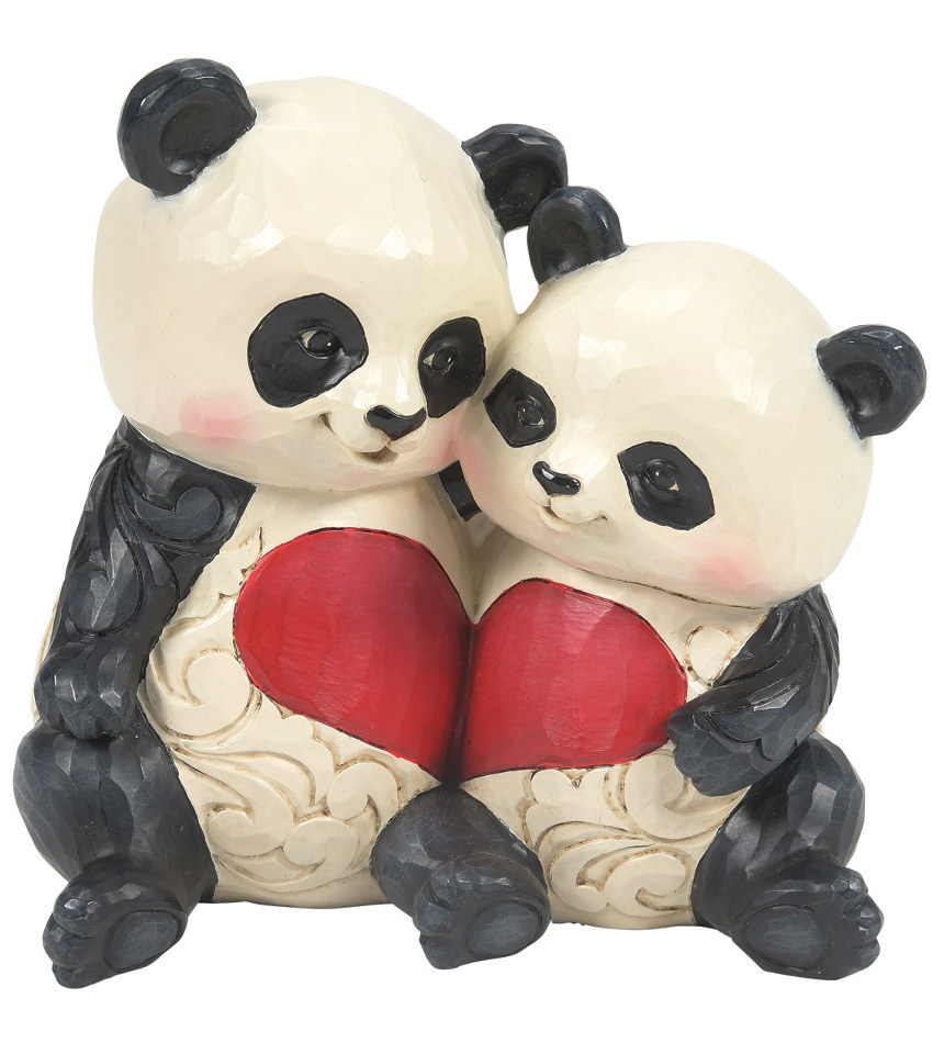 JS6016360 - Panda Couple w/heart