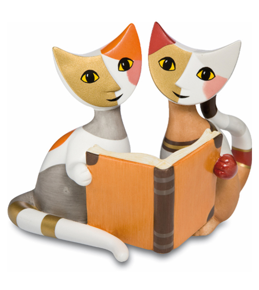 G31400341 - Cats Reading
5 1/4"l x 4"h
