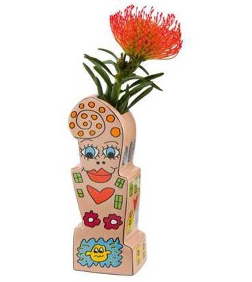 G26100636 - Flowers for My Girl Vase
porcelain, 9 1/