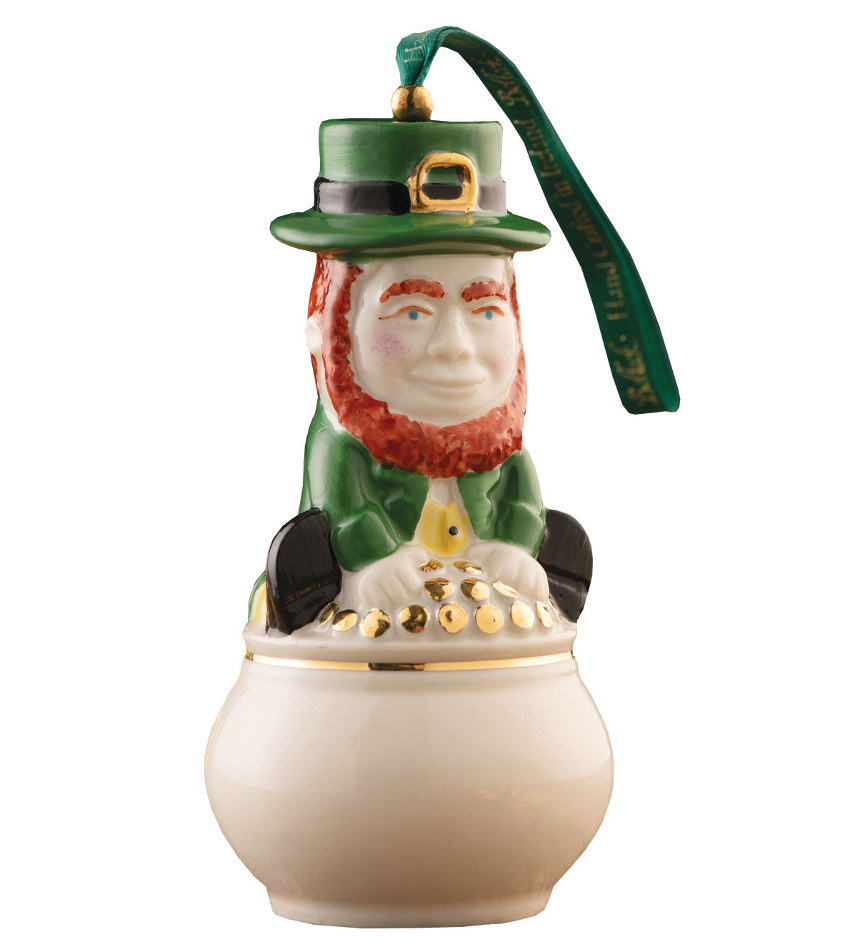 BKB3788 - Leprechaun Pot of Gold Ornament for 2023