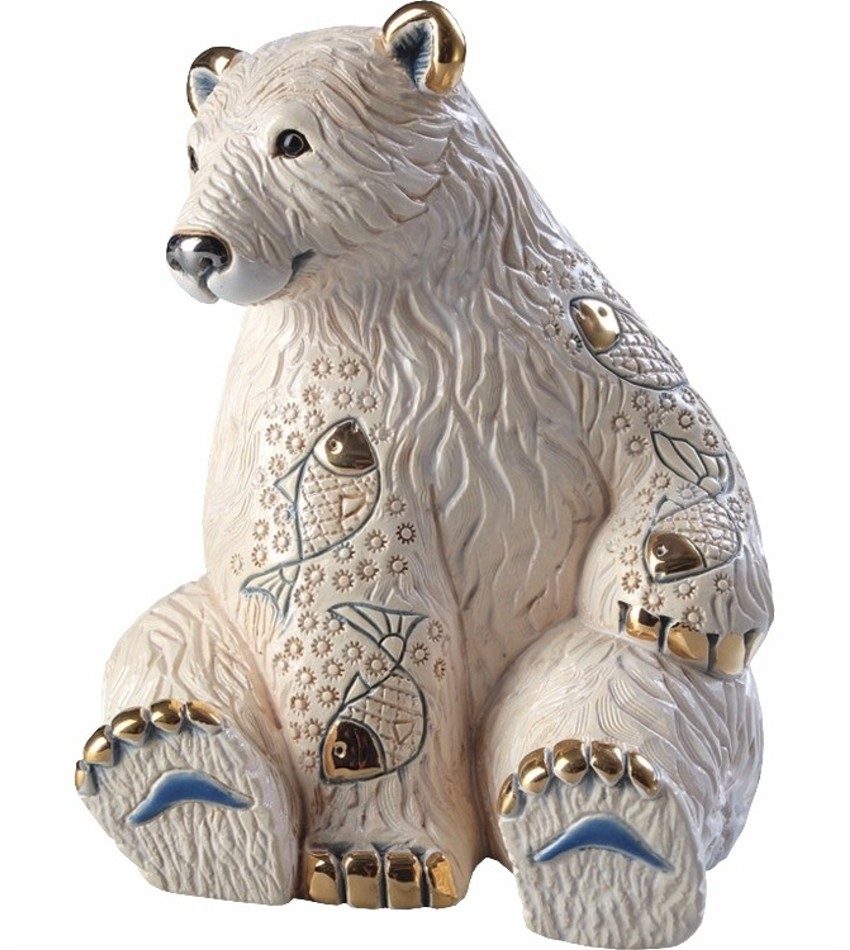 DER1032 - Polar Bear with Fish