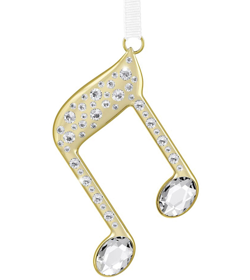 S5701279 - Holiday Magic Double Music Note Ornament