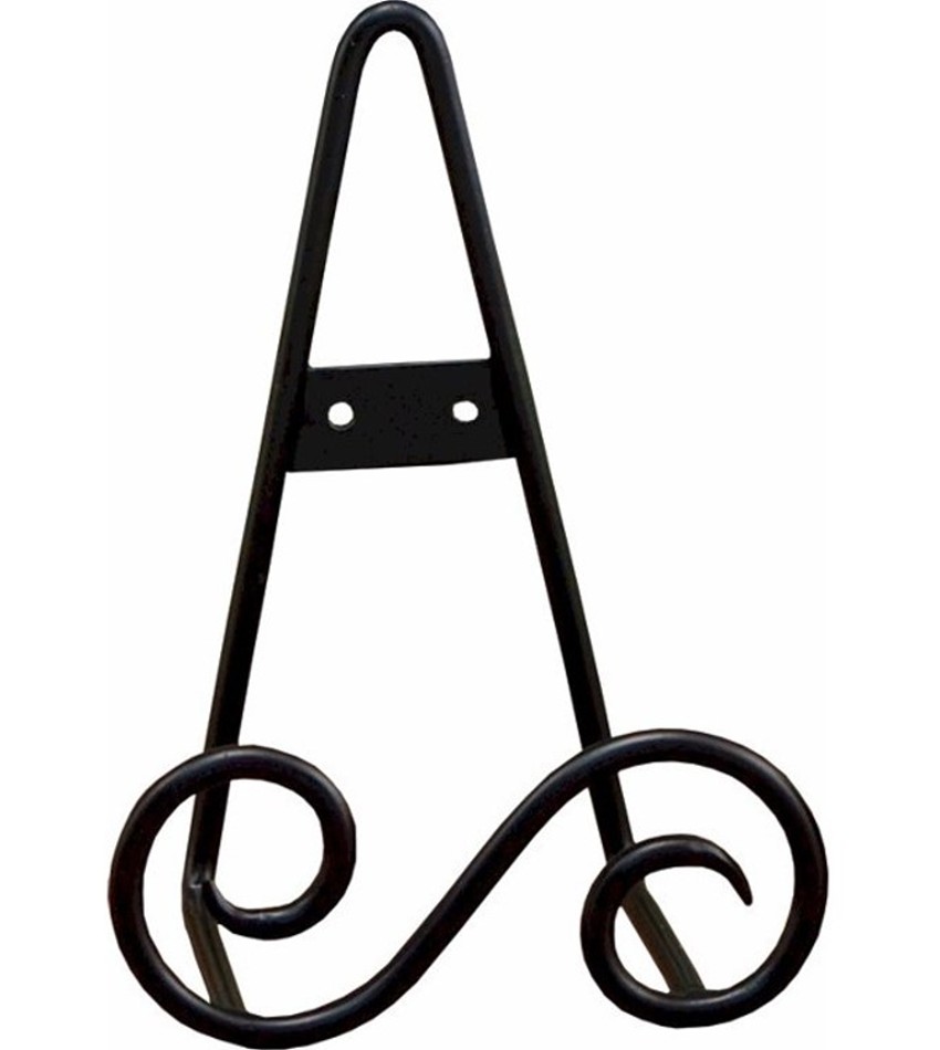 WP640B - Easel, S Shaped, black