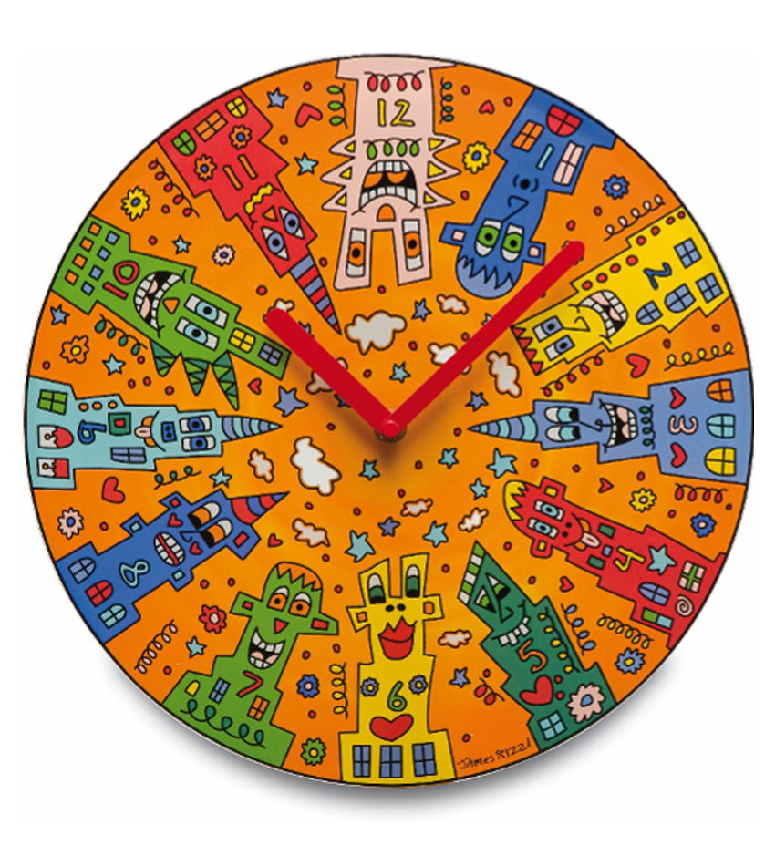 G26102011 - City Sunset Clock
glass, with battery
12