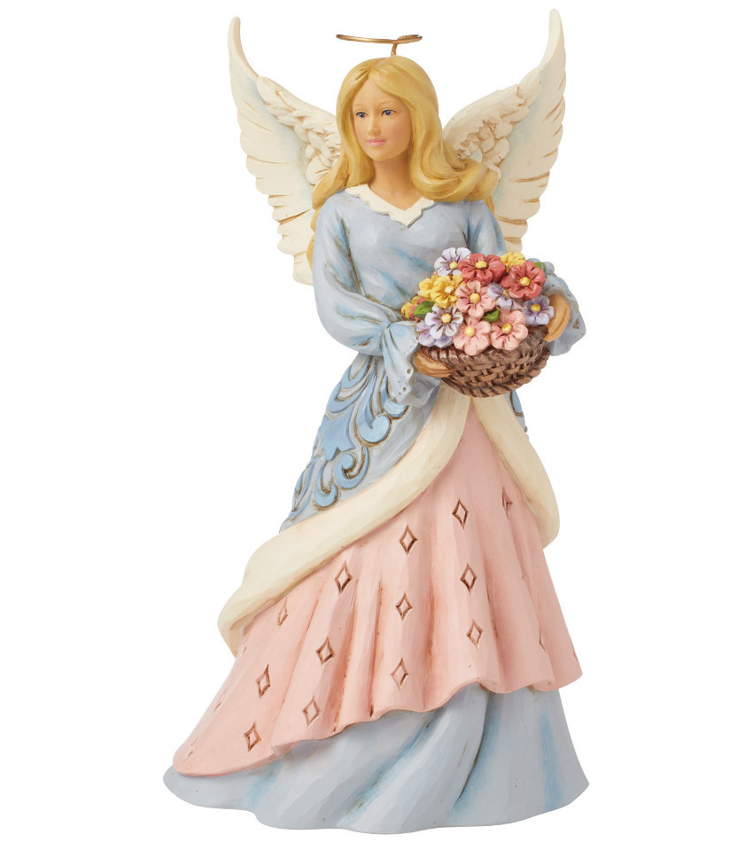 JS6016370 - Angel w/flower basket