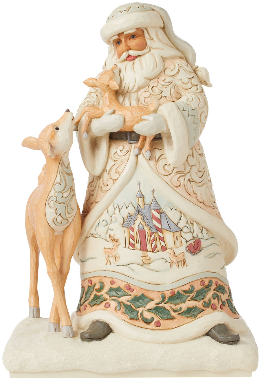 JS6015152 - Woodland Santa Holding Fawn