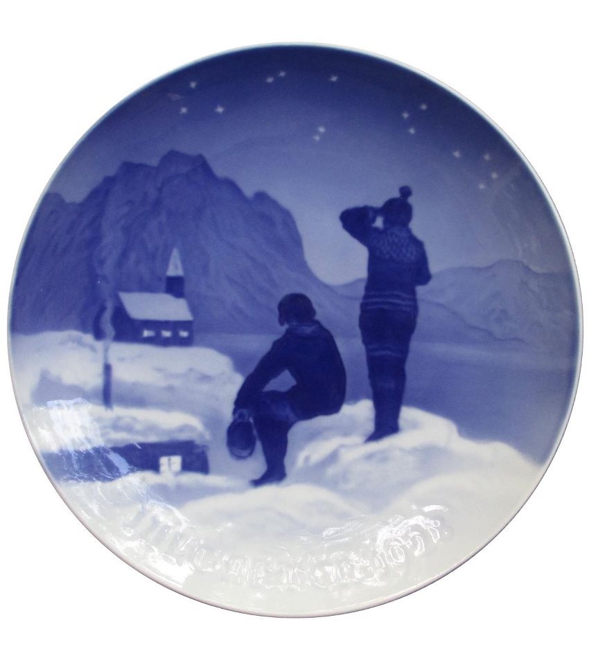 28BGXP - 1928 Christmas Plate