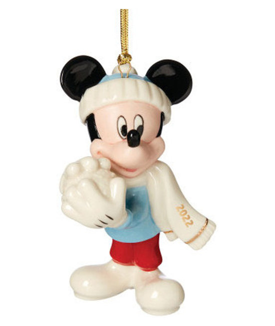 LX893707 - 2022 Mickey Snow Games Ornament