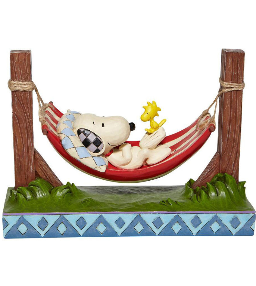 JS6007939 - Snoopy & Woodstock in Hammock