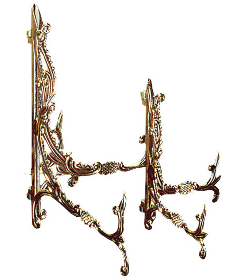 WP50-0808 - ORNATE BRASS EASEL 6"