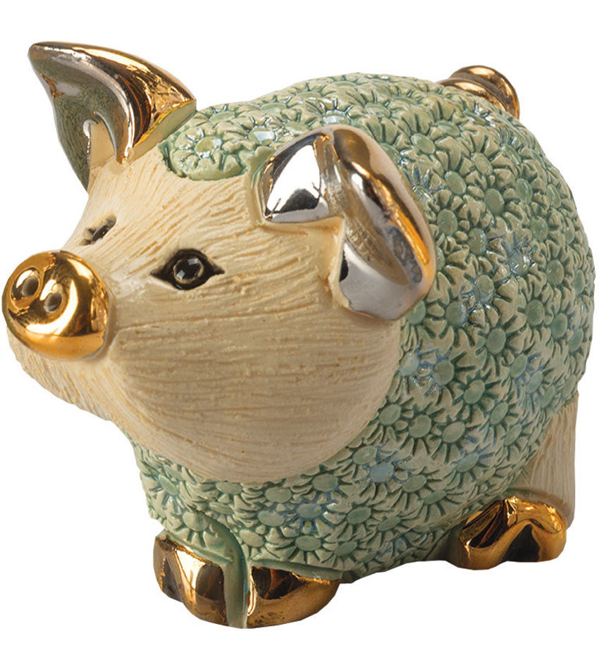 DERF414AG - Piglet Standing - green