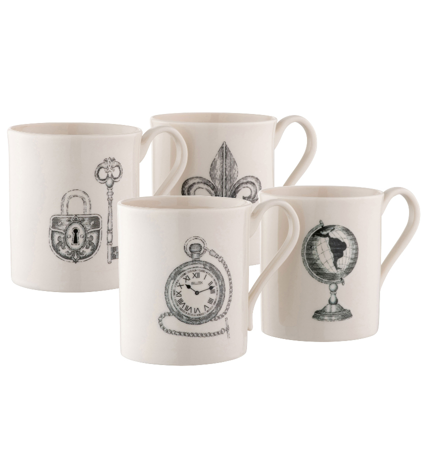 BKB4699 - Etch Mugs - set of 4