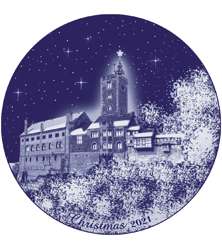 2021BDXPE - 2021 Berlin Design Christmas plate - English