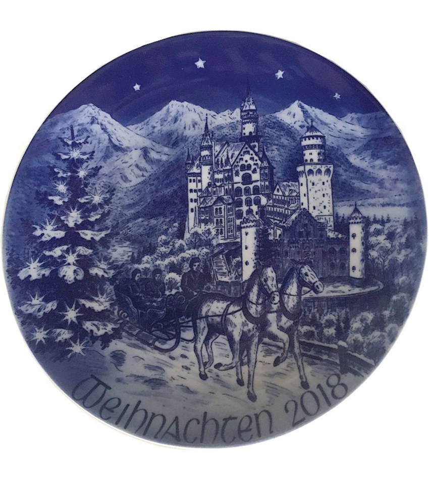 2018BARXP - 2018 Bareuther Christmas Plate