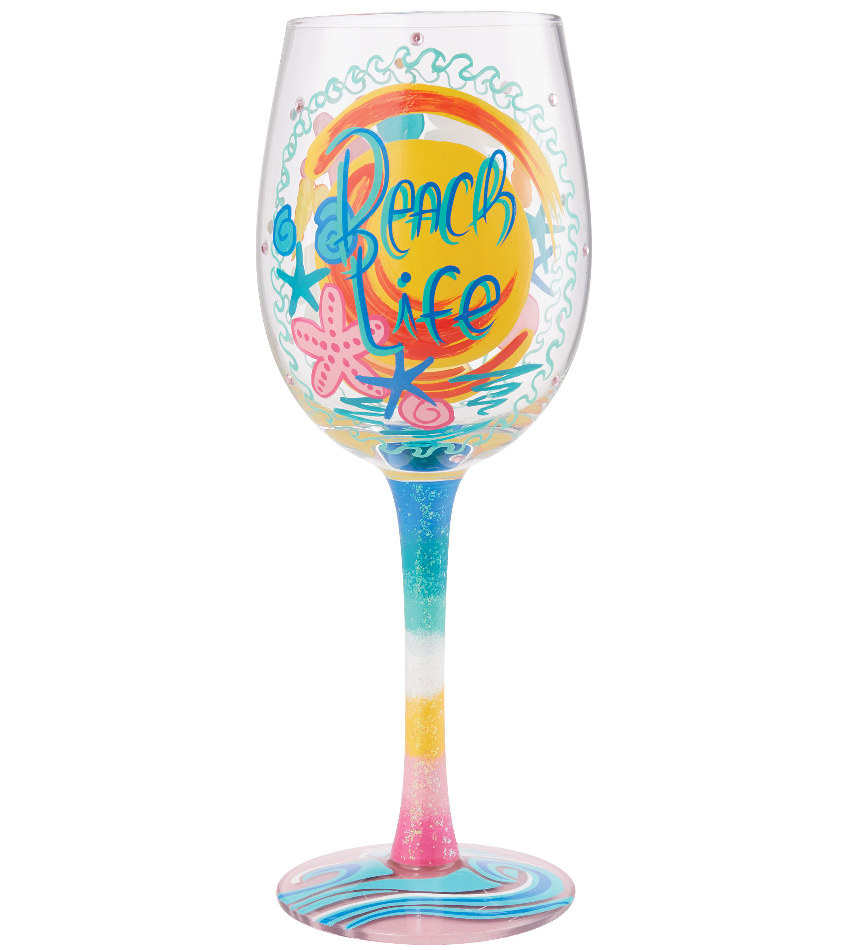 6009215 - Beach Life Wine Glass