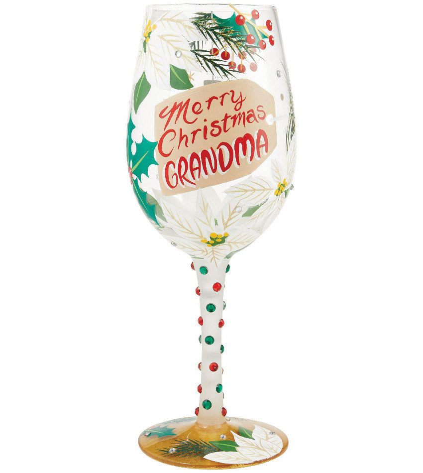 6013106 - Merry Christmas Grandma Wine Glass