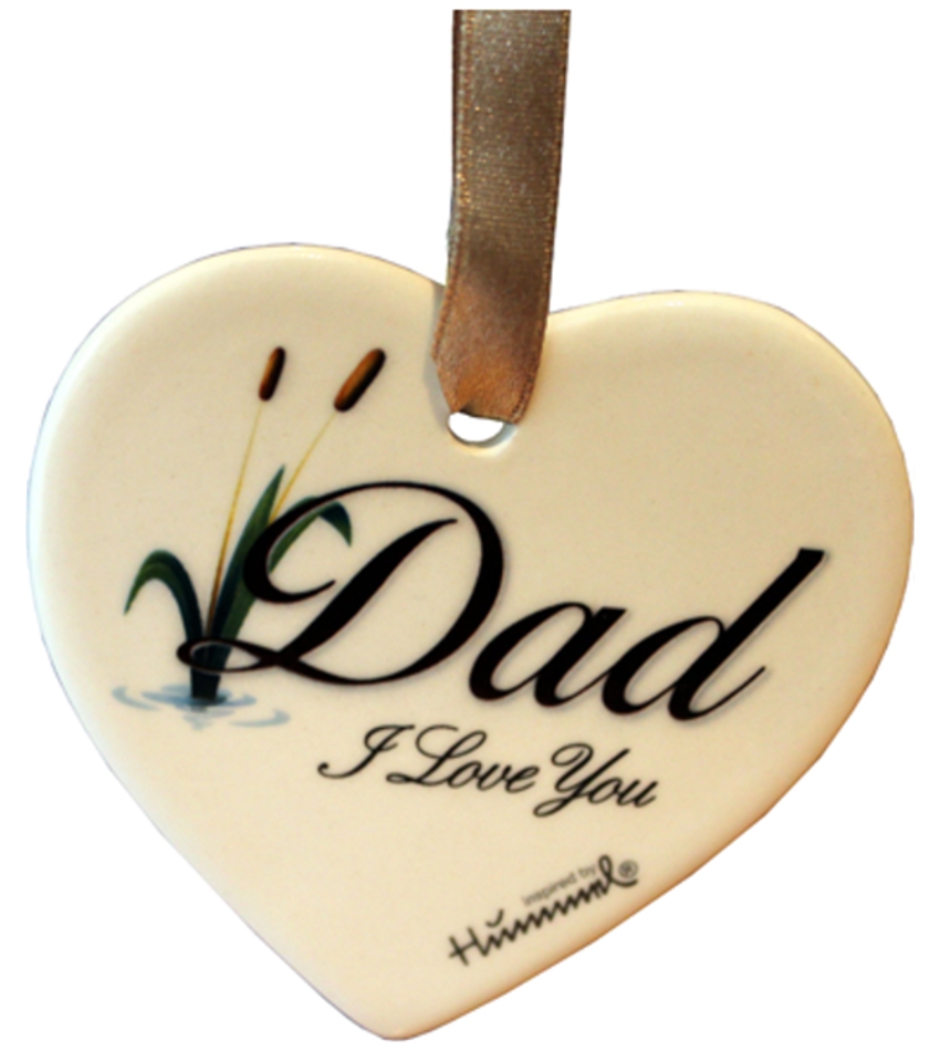 610004 - Dad, I Love You Heart Ornament