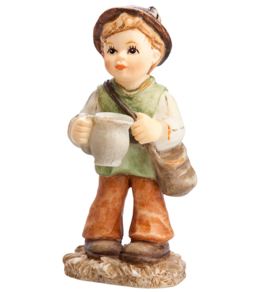 828019 - Shepherd with Milk Jug Mini Figurine