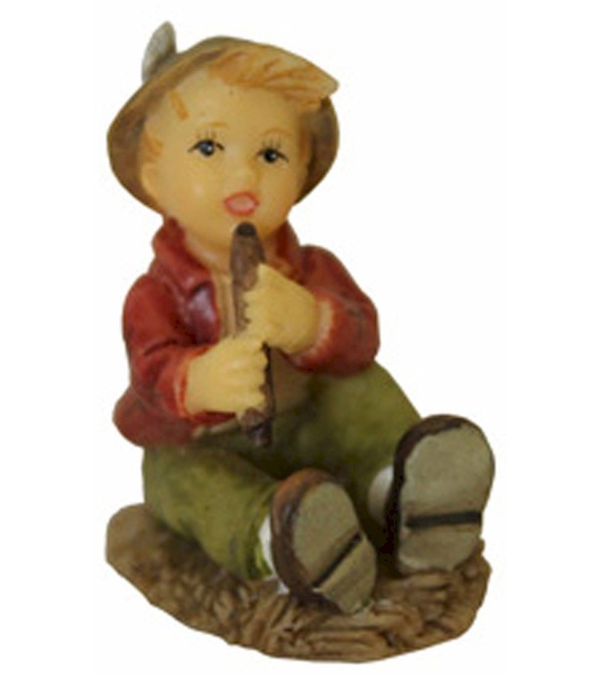828093 - Shepherd with Flute Mini Figurine