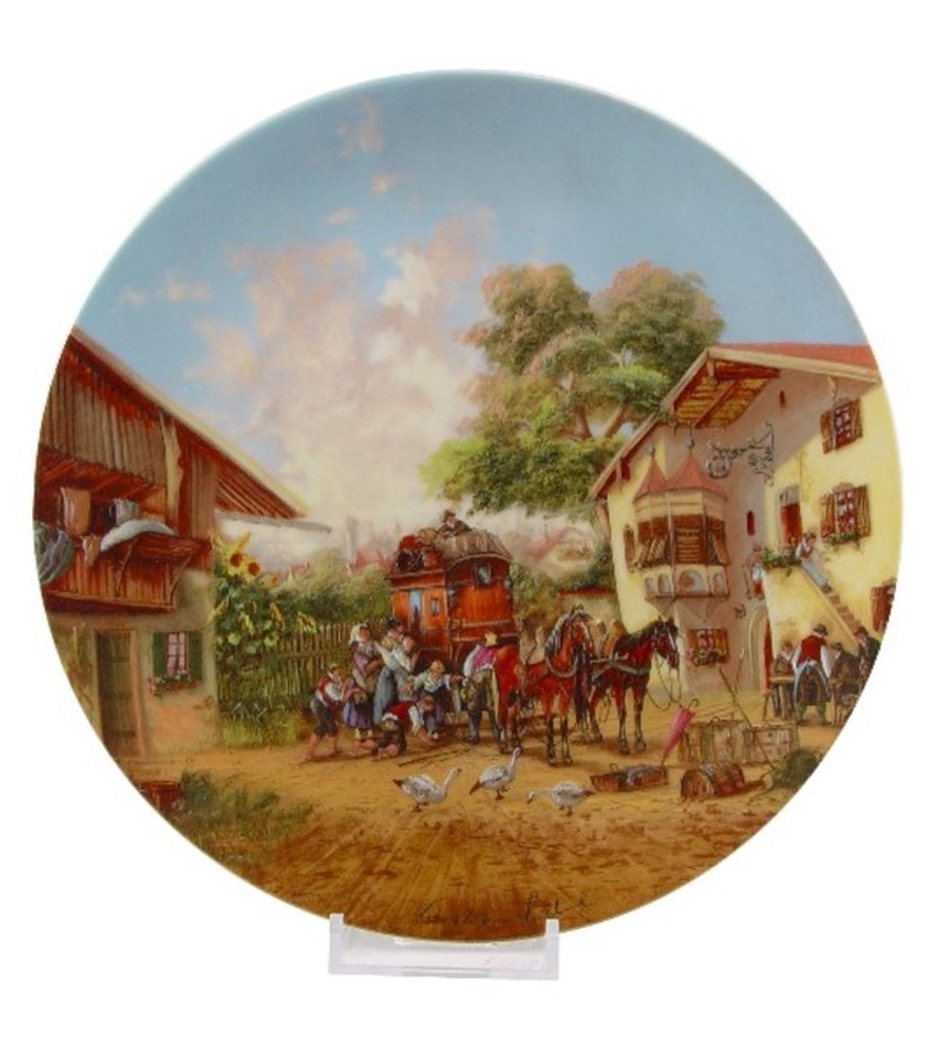 CSSTAGE - Arrival of the Stagecoach Plate