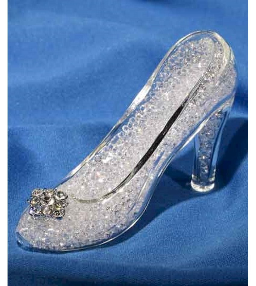 CW3024-M - Glass High Heel Shoe - Medium