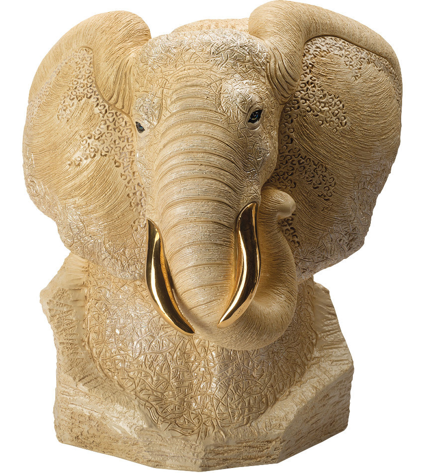 DER464W - Elephant Bust