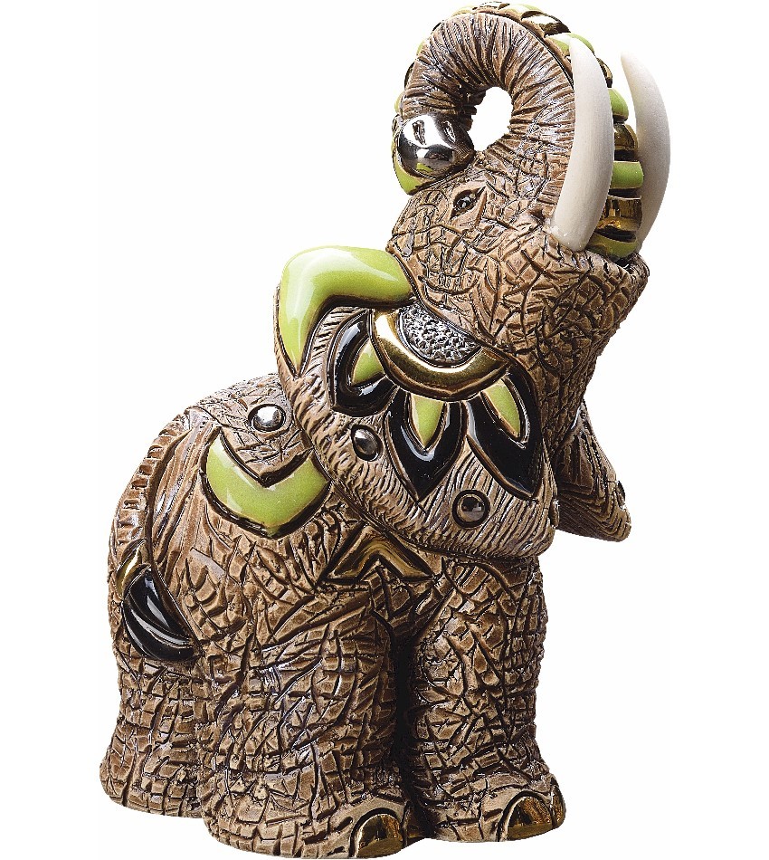 DERF174G - Green Samburu Elephant